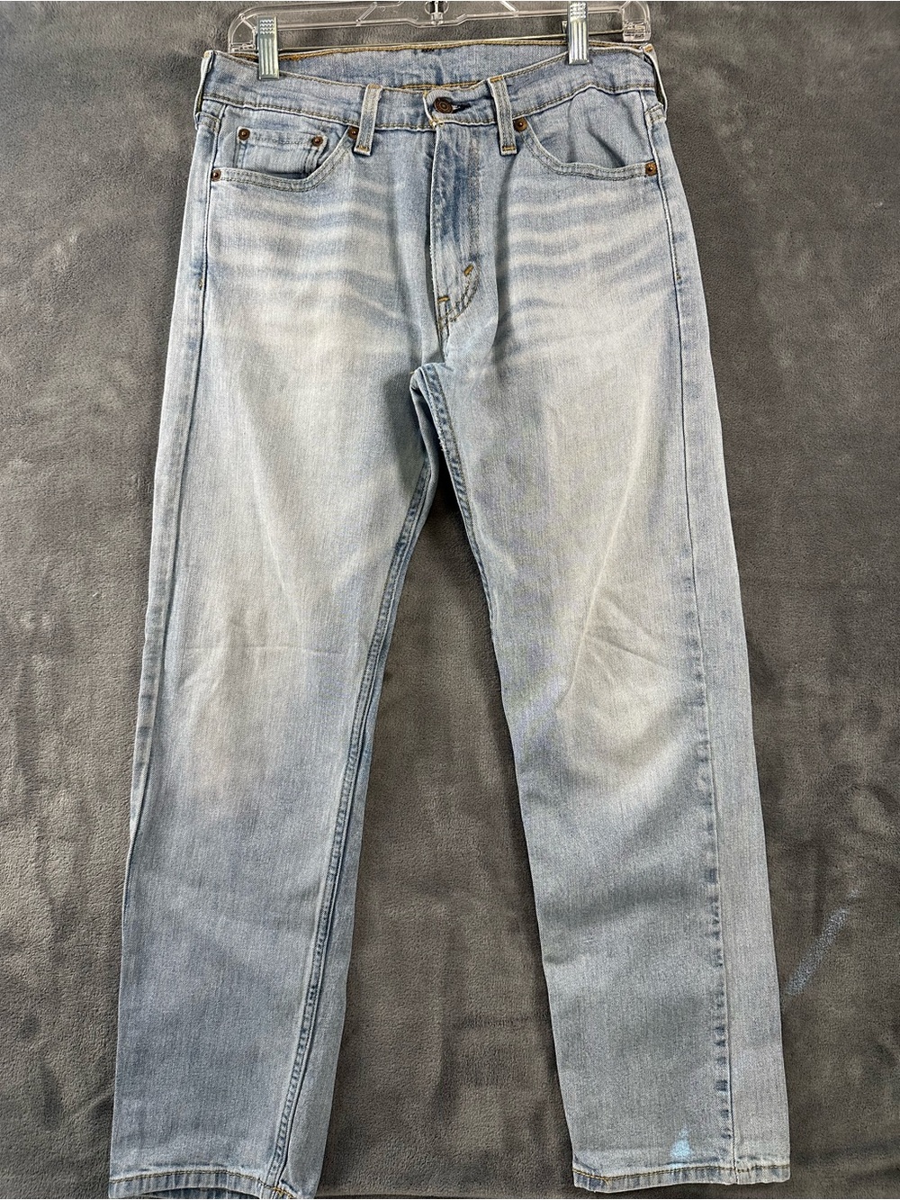 Levi's Men's Light Blue 505 Straight Jeans